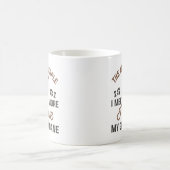 Ich Liebe mein großes Ding Kaffeetasse (Mittel)