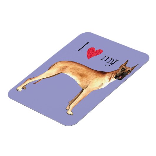 Ich Liebe mein großes Ding Magnet (Linke Seite)