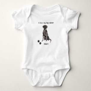 Ich Liebe mein großes schwarzes Labyrinth Baby Strampler