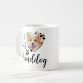 Ich Liebe Mein Großhund Personalisiert Oma Pet Fot Kaffeetasse (Vorderseite Links)