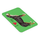 Ich Liebe mein Großschweizer Hund Magnet (Rechte Seite)