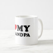 Ich-Liebe-mein-Großvater Kaffeetasse (VorderseiteRechts)