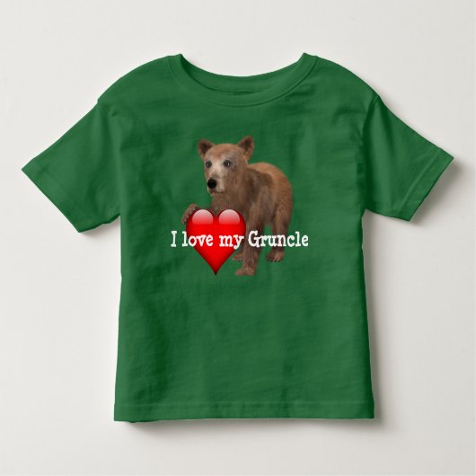 "Ich Liebe mein Gruncle! " Kleinkind T-shirt (Vorderseite)