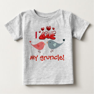 "Ich Liebe mein gruncle!" mit Lovebirds Baby T-shirt