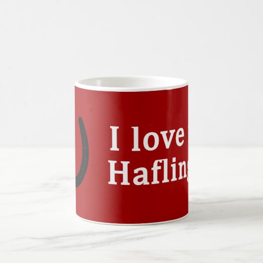 Ich Liebe mein Haflinger Pferd Kaffeetasse (Mittel)
