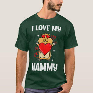 Ich Liebe mein Hammy Kawaii Hamster Lover Geschenk T-Shirt