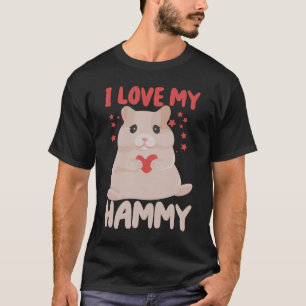 Ich liebe mein Hammy T-Shirt für Hamsterliebhaber