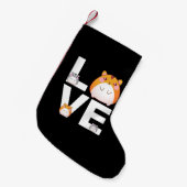 Ich Liebe mein Hamster Kleiner Weihnachtsstrumpf (Vorderansicht (hängend))