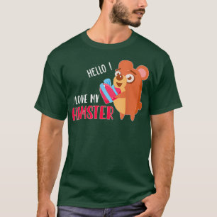 Ich Liebe mein Hamster Pet Tshirt Niedlich Hammy G