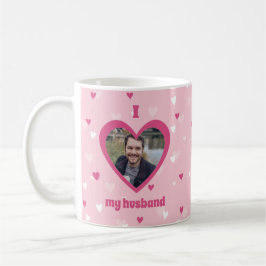 Ich Liebe mein Handband Custom Foto Herz Valentine Kaffeetasse