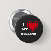 Ich Liebe mein Handy Button (Vorne & Hinten)