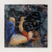 Ich Liebe mein Haustier - Abstrakte Kunst Moderne Puzzle (Horizontal)