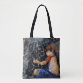 Ich Liebe mein Haustier - Abstrakte Kunst Moderne  Tasche (Vorderseite)