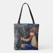 Ich Liebe mein Haustier - Abstrakte Kunst Moderne Tasche (Rückseite)
