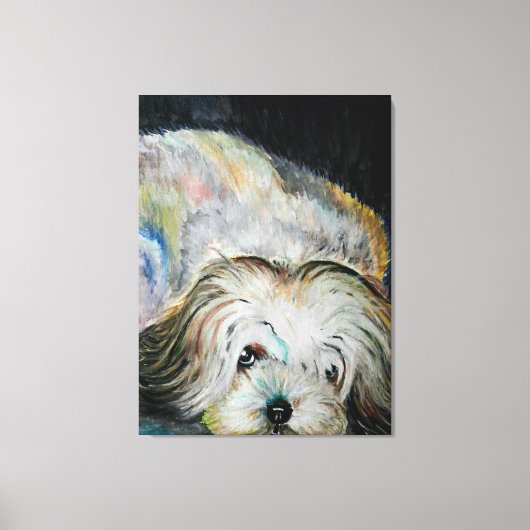Ich Liebe mein Haustier Dog Canvas drucken Leinwanddruck (Vorderseite)