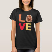 Ich Liebe mein Haustier Englisch Cocker Spaniel Do T-Shirt (Vorderseite)