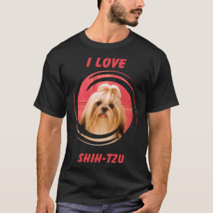 Ich Liebe mein Haustier Hund Shih Tzu House Kind T-Shirt