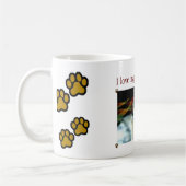 Ich Liebe mein Haustier Mama Kaffeetasse (Links)