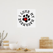 Ich Liebe mein Havanese Poster (Küche)
