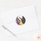 Ich Liebe mein Havanese Runder Aufkleber (Umschlag)