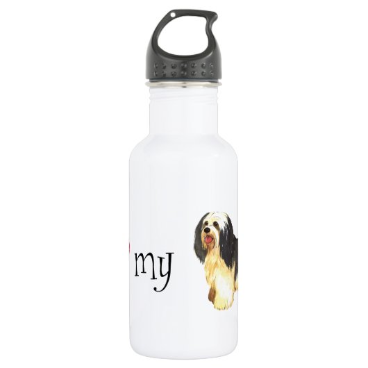Ich Liebe mein Havanese Trinkflasche (Vorderseite)