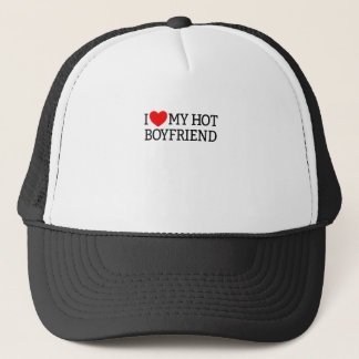 Ich Liebe mein heißer Freund Red Heart mein heißer Truckerkappe