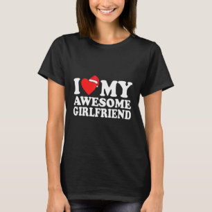 Ich Liebe mein heißes Girlfriend Rotes Herz 1 T-Shirt