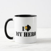 Ich Liebe mein Held Tasse (Links)