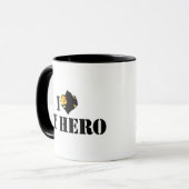 Ich Liebe mein Held Tasse (Vorderseite Links)
