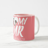 ICH LIEBE MEIN HERRN, COUPLE FOTO CUSTOMIZE ZWEIFARBIGE TASSE (VorderseiteRechts)