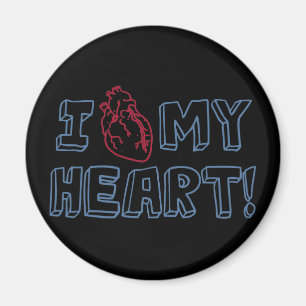 Ich Liebe mein Herz Magnet