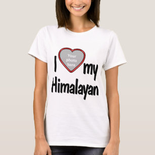 Ich Liebe Mein Himalayan Katze Niedliches Rotes He T-Shirt