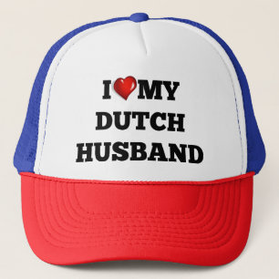 Ich Liebe mein holländischer Husband Trucker Hat Truckerkappe