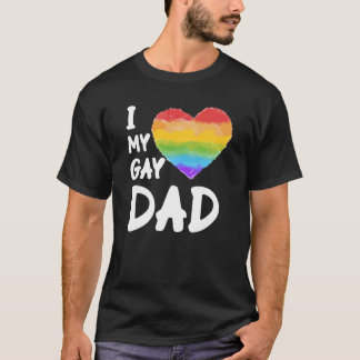 Ich Liebe mein Homosexuell-Vater LGBT T-Shirt