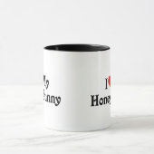 Ich Liebe mein Honey Bunny Tasse (Zentrum)