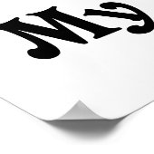 Ich Liebe mein Honig Poster (Ecke)