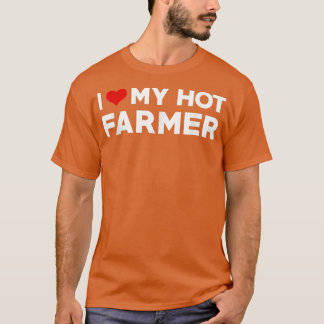 Ich Liebe mein Hot Bauer Boyfriend Matching Couple T-Shirt