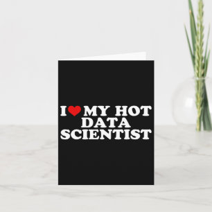 Ich Liebe mein Hot Data Scientist Boyfriend Couple Karte