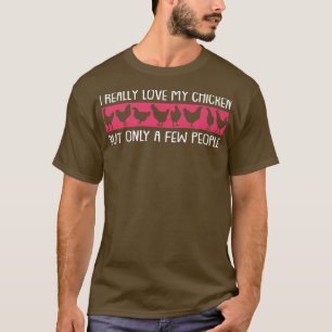 Ich Liebe mein Hühnergeflügel Bauer Landwirtschaft T-Shirt