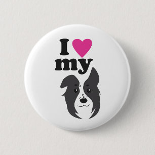 Ich Liebe mein Hund! Button