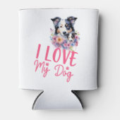 Ich Liebe mein Hund Dosenkühler (Vorderseite)
