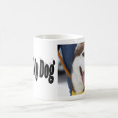 Ich Liebe mein Hund Foto Kaffeetasse (Mittel)