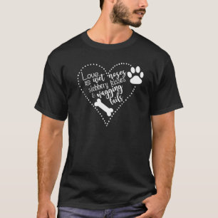 Ich Liebe mein Hund Haustier Sprichwort Zitate Wel T-Shirt
