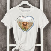Ich Liebe Mein Hund Herz Foto T - Shirt