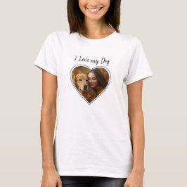 Ich Liebe mein Hund, Hund MAMA Personalisiertes He T-Shirt