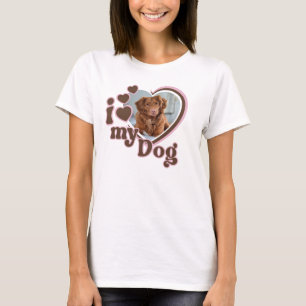 Ich Liebe mein Hund individuell T-Shirt