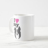 Ich Liebe mein Hund! Kaffeetasse (Vorderseite Links)