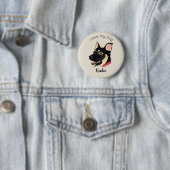 Ich Liebe mein Hund Niedliche deutsche Schäferpupp Button (Beispiel)