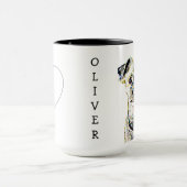 Ich Liebe mein Hund Personalisiert Kaffee Tasse (Zentrum)