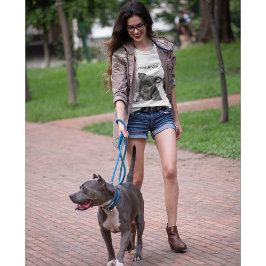 Ich Liebe mein Hund Pitbull T-Shirt